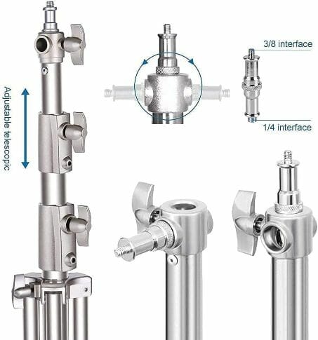 Stainless Steel Heavy Duty Light Stand - Image 7